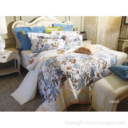 Pretty Floral Bedding Sets Girls , Elegant Simple Flat Shee